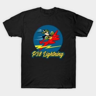 P38 Lightning WWII Insignia T-Shirt